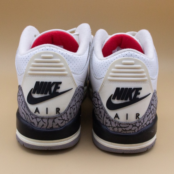 Jordan 3 Retro Mid White Cement Reimagined Shoes DM0967-100 Youth Size 5.5Y - Picture 4 of 8